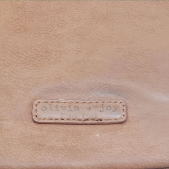 Olivia + Joy Faux Leather Large Shoulder Bag with Tassels, Approx 14" x … - Picture 11 of 13